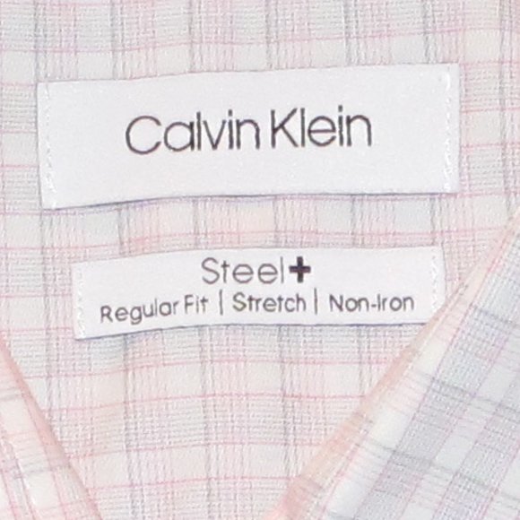 Sized 18 - 34/35 - 2XL Calvin Klein Steel Dress Shirt - Picture 2 of 15
